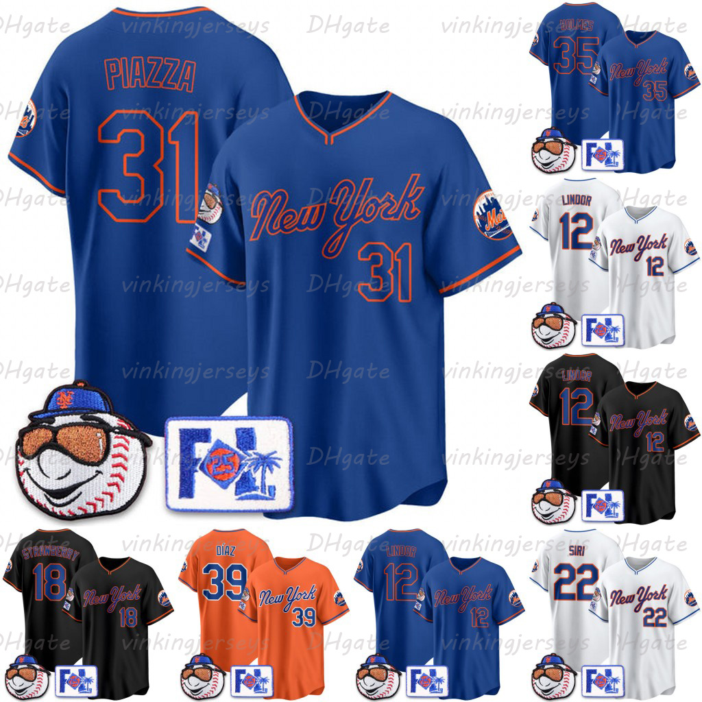 Pete Alonso Mets 2025 Jersey Addestramento Primaverile Jeff Mcneil Francisco Lindor Francisco Alvarez Drew Smith Brett Baty Daniel Vogelbach Brandon-image