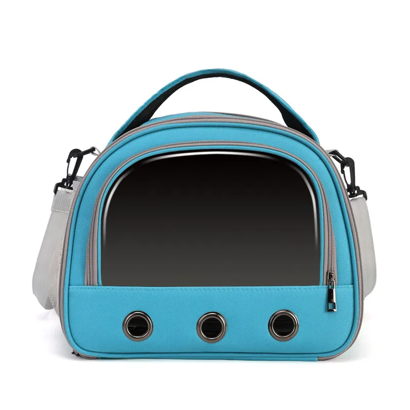 Bird Travel Carrier Portable Small Bird Parrot Parakeet Carrier With Soft Mat Side Access Window Collapsible To Carry And Transport Birds Vet Visit LL