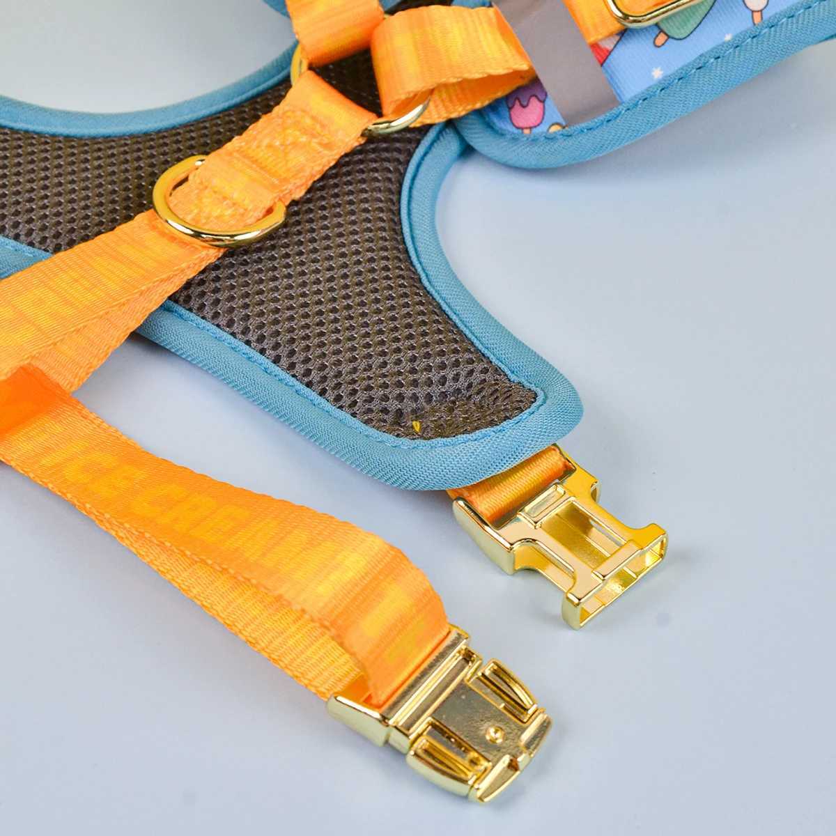 Valentines Day and New Year gifts with luxurious design adjustable fashion printing pet straps and 1Pcs color matching ID tags for free X250326