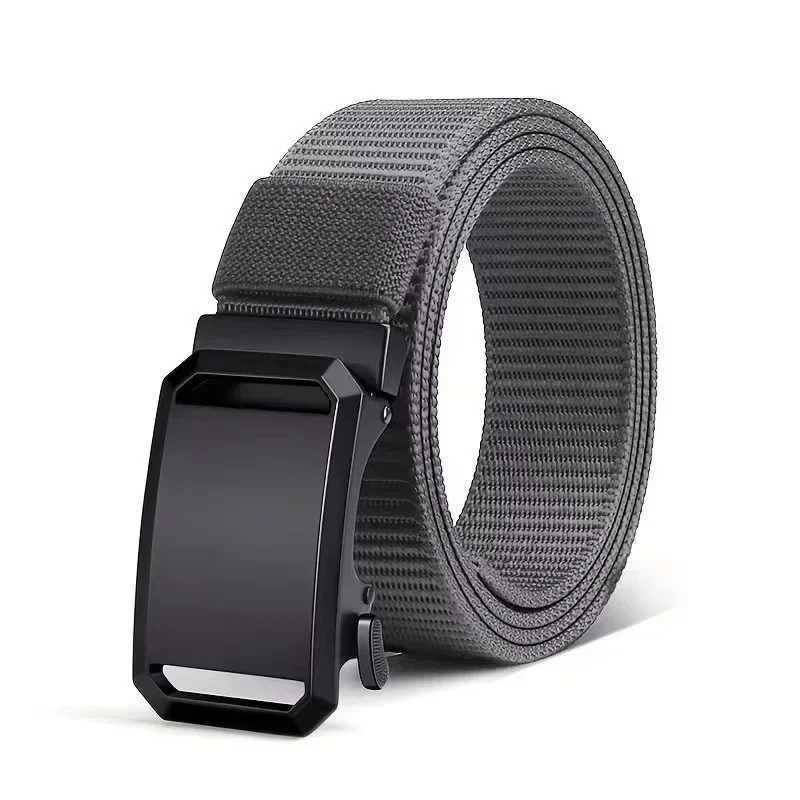 New automatic buckle straps canvas tactical workwear casual outdoor military training pants straps W250326