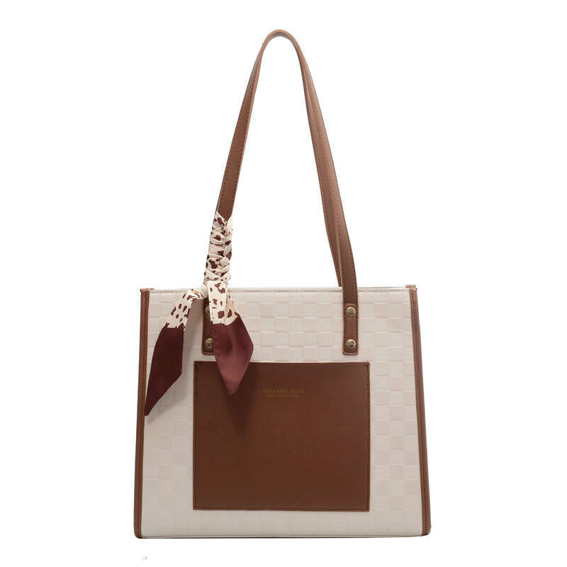 Big 2025 New Internet Celebrity Tote Women's Large Capacity Work Commuter Texture Shoulder Bag