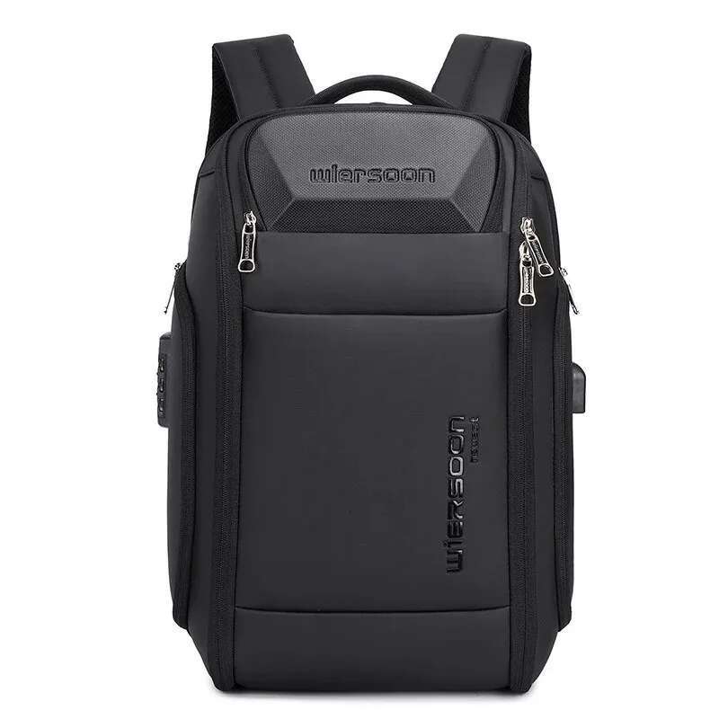 Multi Functional Business Waterproof Lockable Anti-Theft Breathable Backpack USB Charging Large Capacity Travel Bag