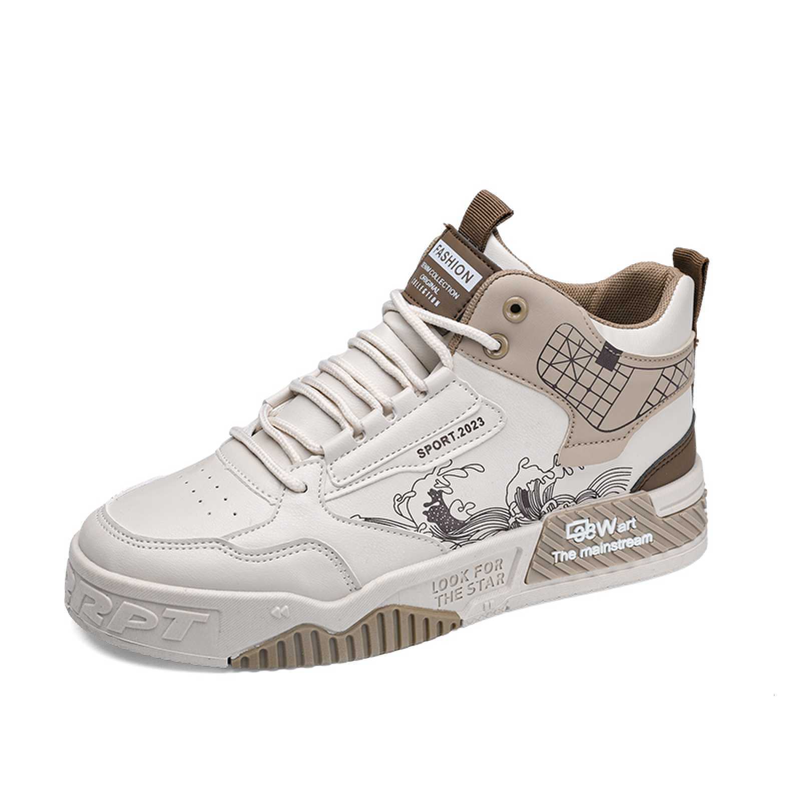 2025S New Trend Designer China Chic Men S Breathable Small Versatile Elevated Small White Board Shoes Autumn Leisure Sports High Fashion Shoes