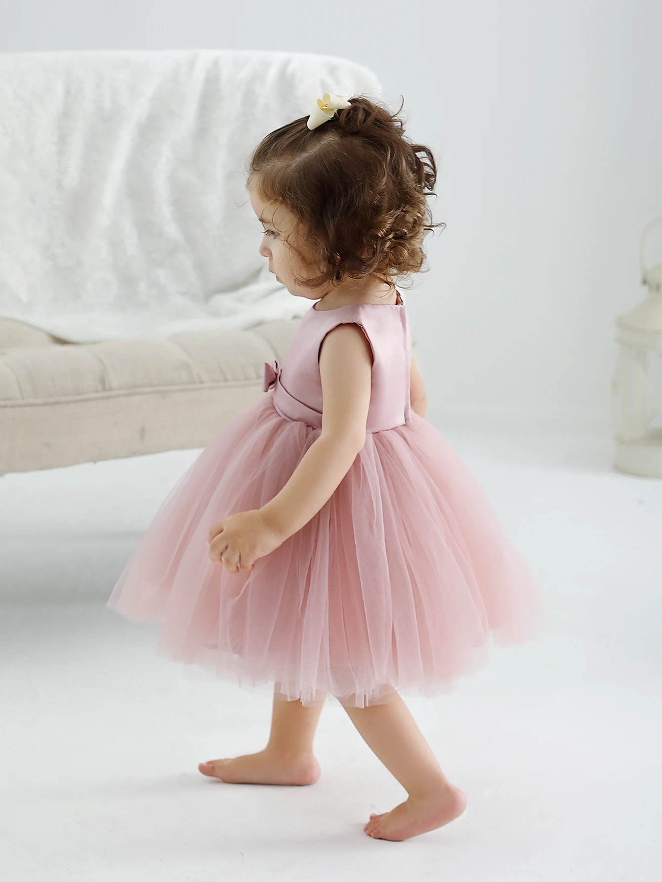 First Birthday Outfit Girl Party Wear Gowns for Girls 12 to 18 Months Baby Girl Dress Baby Christening Gown 250325
