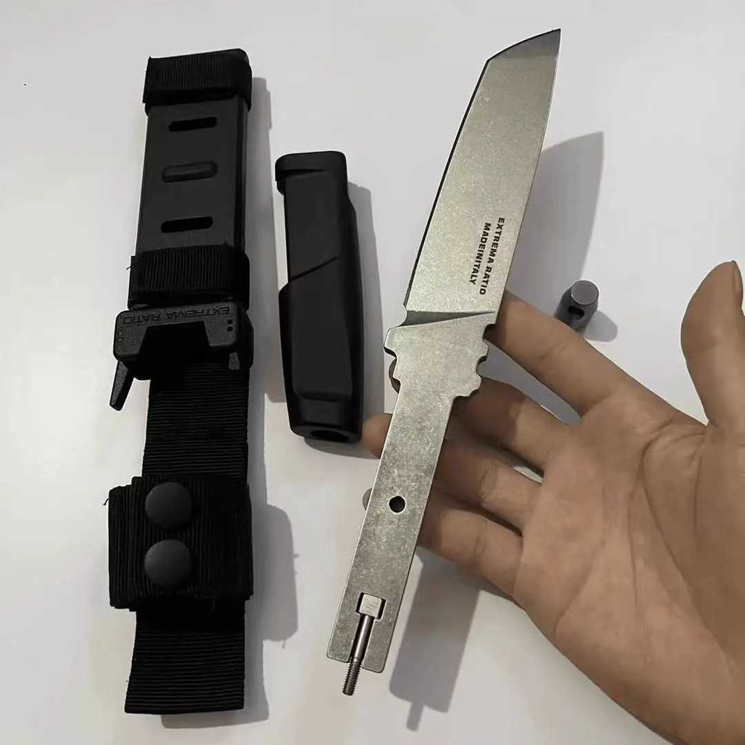 Outdoor multi-purpose military tactical knife fixed blade and blade survival knife jungle exploration hunting knifeXJ250326