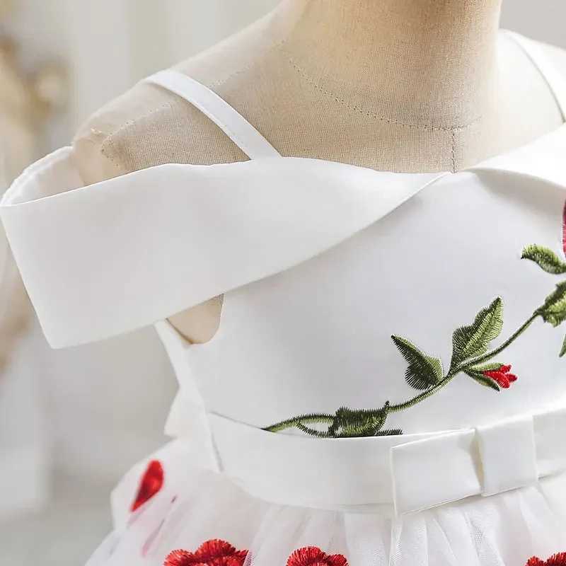 Summer Flower Girl Dresses for Weddings Formal Par Dress for Kids Girl Sleeveless Children Girls Par Dress 3-10 Years W250326