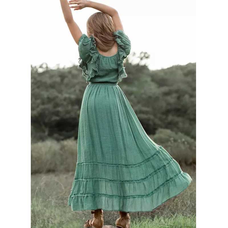 3-12 year lace summer girls dress fashion Par custom princess dress childrens birthday gift W250326