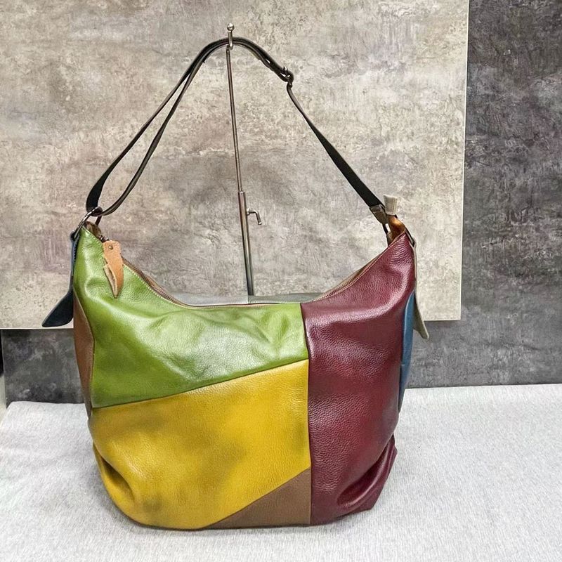Cowhide Shoulder Messenger Leather Ladies Bag