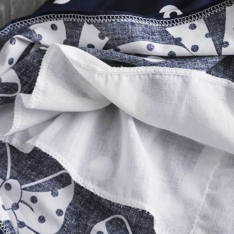 Summer girls short sleeved childrens dress polka dot dress wedding birthday Par Vestidos 3 6 7 9 12 year childrens casual clothing W250326