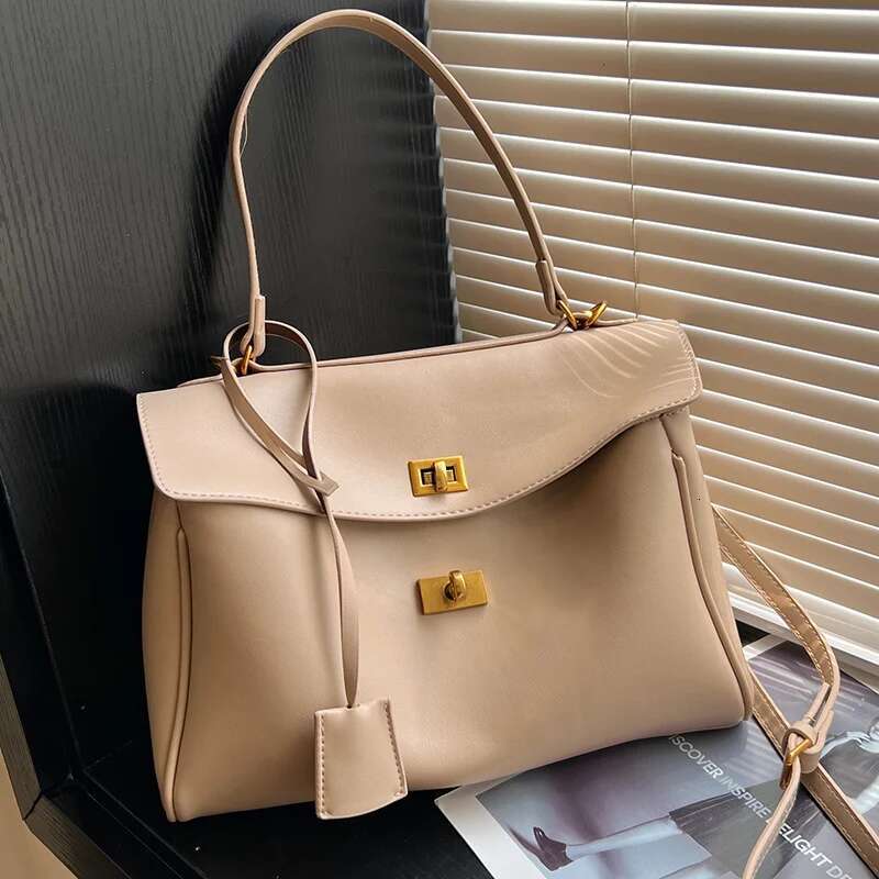 Lizzytsu Brand PU Solid Square Shoulder Fashion Crossbody Bags Women Retro Handbag Casual Korea Designer Tote Bag