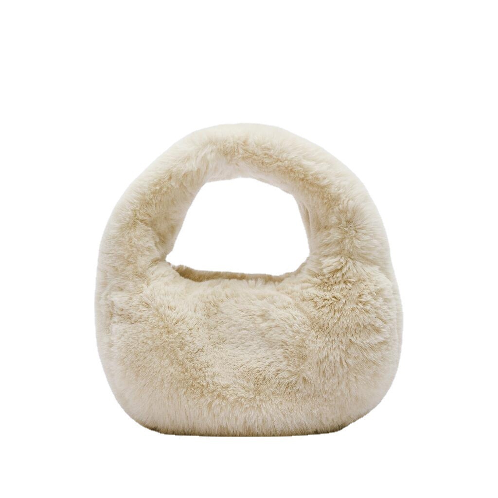 summer Women S Bag Autumn Winter New Product Crossbody Versatile Plush Handbag Artificial Fur Solid Color