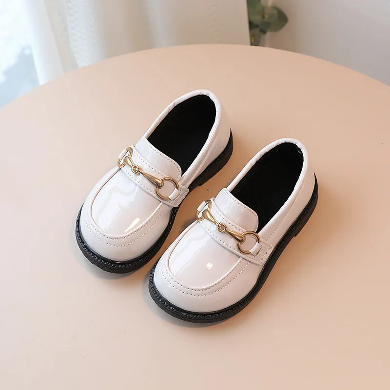 Girl Shoe Fashion Flats for children casUAl Kid Shoe comFORTable PU Leather Shoes Boys Girl Kid candy Loafers Flat Boy Shoe 250326