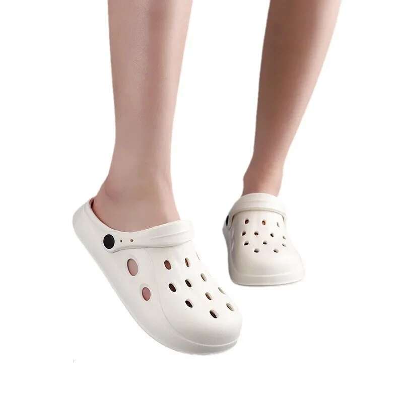 Mens Summer Beach Unisex Casual Garden Clogs Outdoor Wide Toe Cross Sandals for Ladies Non Slip House Shower Slippers