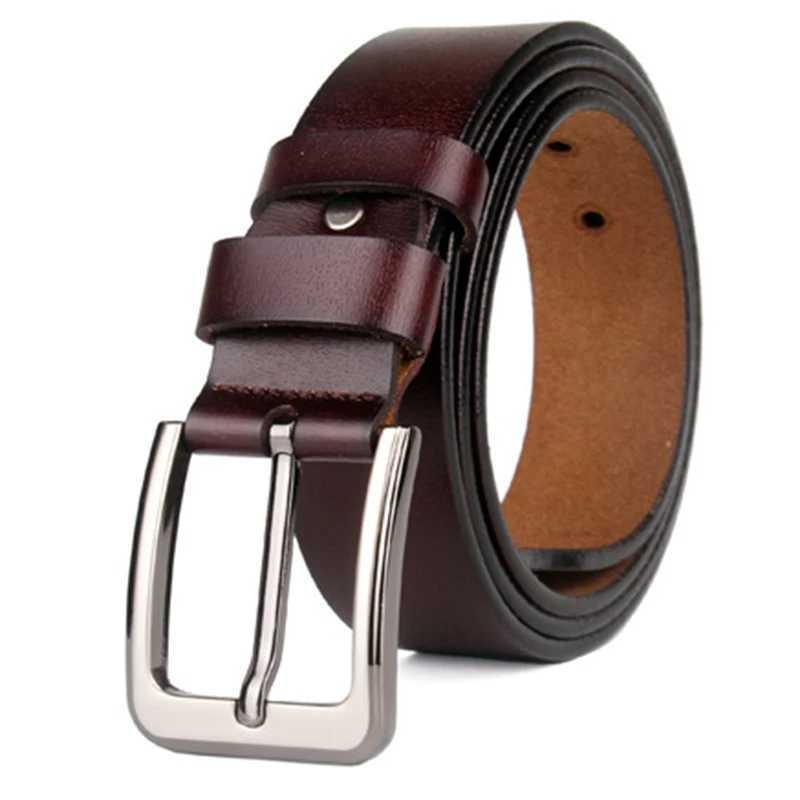 CEXIKA 130 140 150 160 170cm genuine leather belt suitable for men high-quality Plus long size pin buckle waist belt W250326