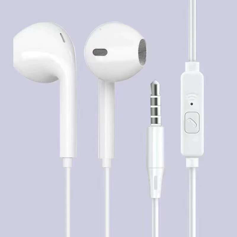 Factory Price Sports Headset Universal Headphones in Ear Mic Stereo Wired Earphones with 3.5mm Plug