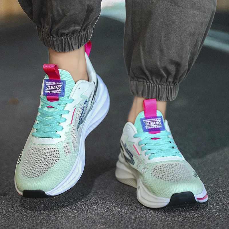 Light Cfy Mens Running Shoes for Wen Soft Cushioning Sports Jogging Shoes High Quality Sneakers Men Athletic Training Shoes Z250403