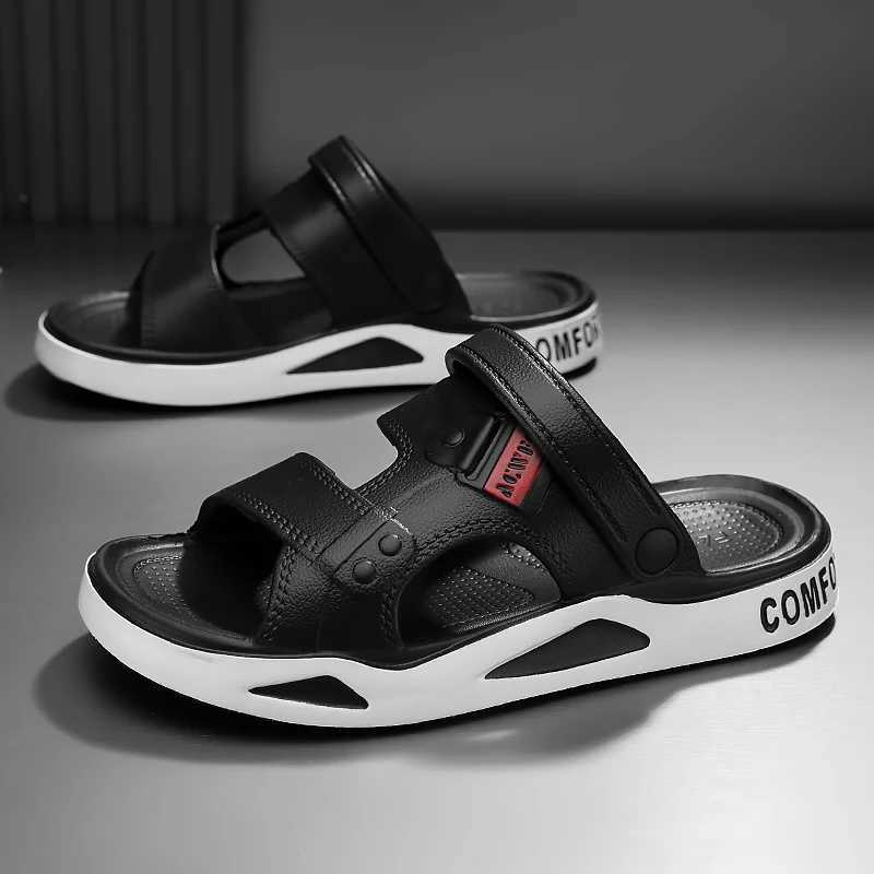 Mens EVA summer sandals dual-purpose casual sneakers wear-resistant beach shoes casual trend mens sandalsXJ250326