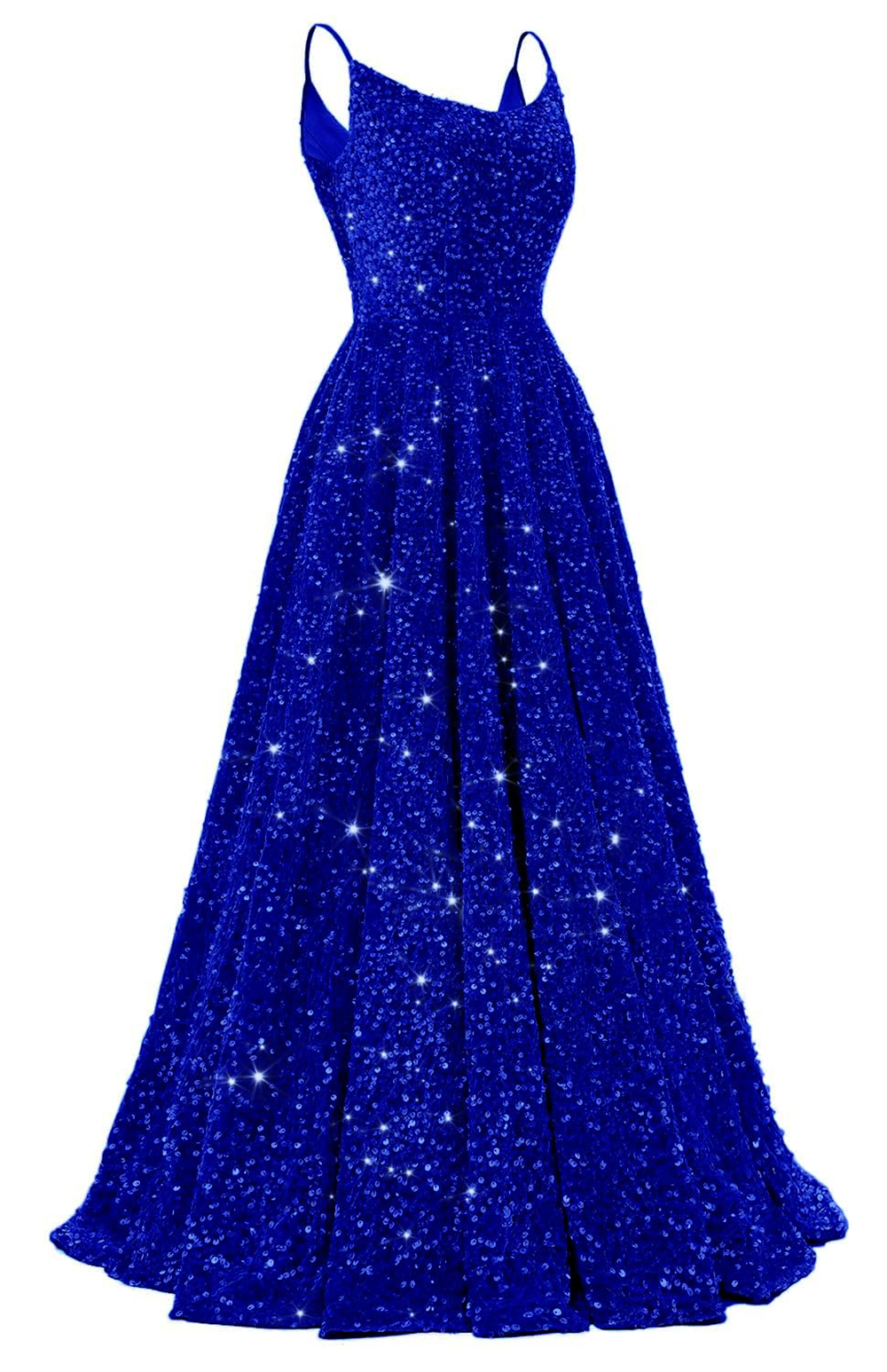 Long Prom Dresses Elegant Sequined Sexy Backless Spaghetti Strapless A-Line Lace-up Plus Size Formal Occasion Evening Party Gown Pd05