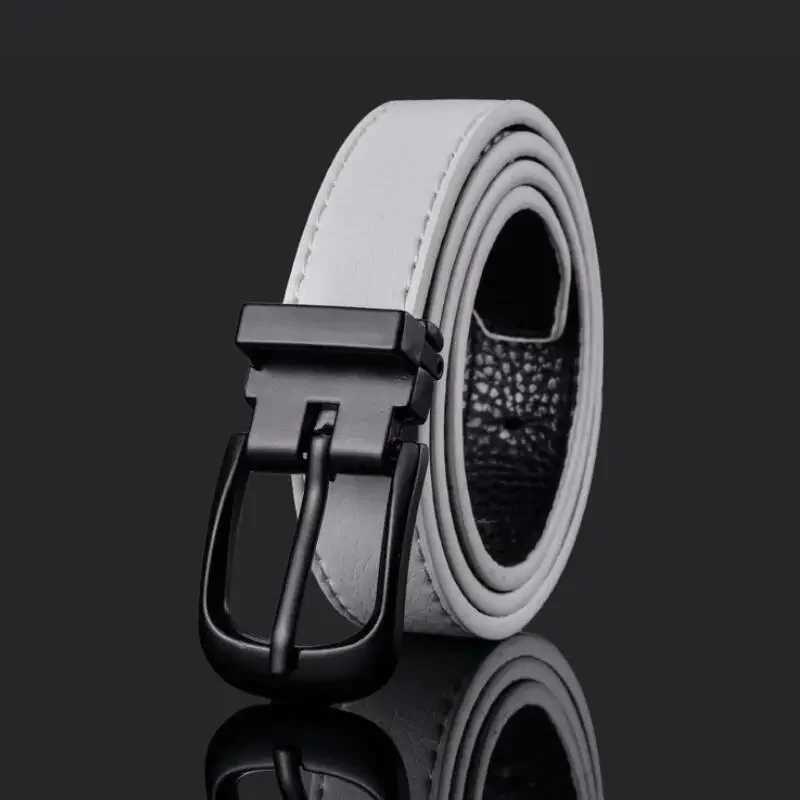 Childrens belt luxury designer alloy pin buckle unisex casual belt boys and girls childrens casual Pu belt jeans belt W250326