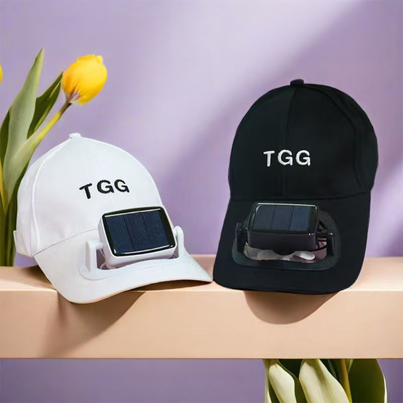 Solar Fan Cap Hats Ball Caps Fashion Accessories Solar Energy Power Sun Protection High Quality Summer Sunhat Unisex Fans