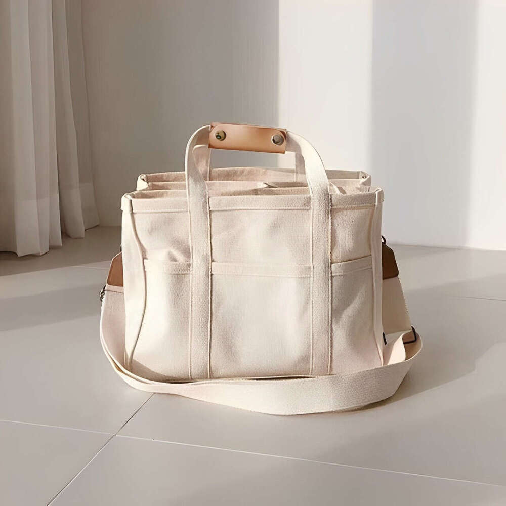 Instagram Mommy Fashionable Multi functional Maternal and Infant One Shoulder Crossbody Bag Handheld Canvas Temu Adequate