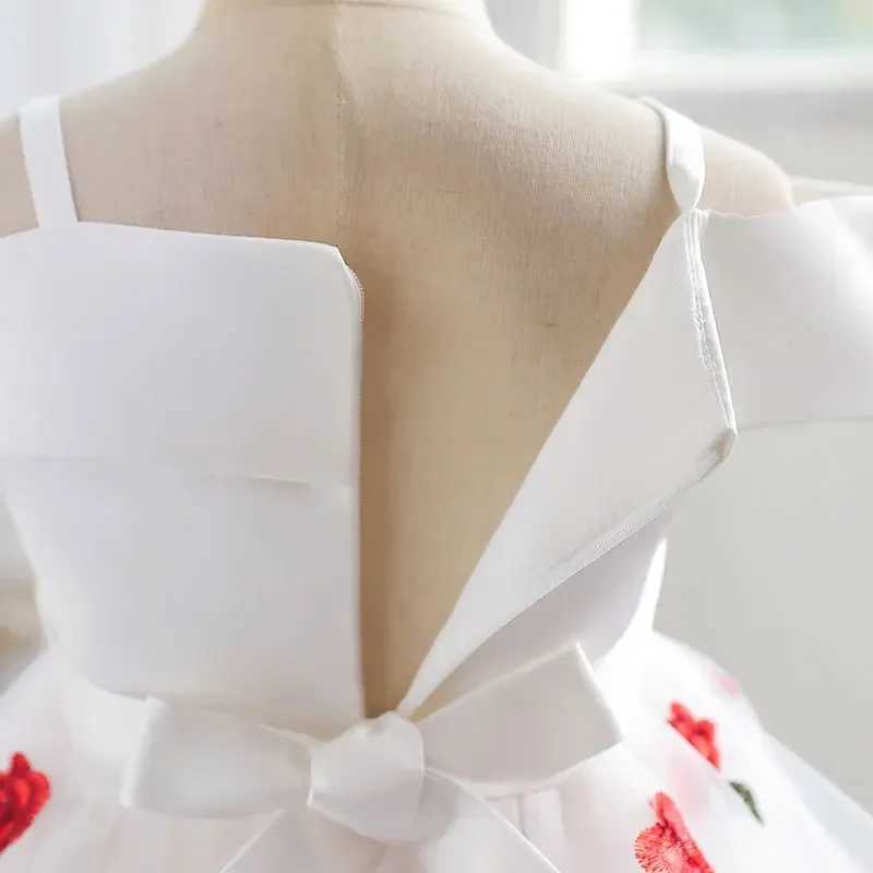 Summer Flower Girl Dresses for Weddings Formal Par Dress for Kids Girl Sleeveless Children Girls Par Dress 3-10 Years W250326