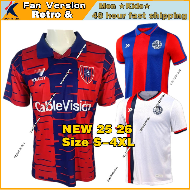 NEW 25 26 San Lorenzo Soccer Jerseys 2025 2026 San Lorenzo de Almagro Retro VOMBERGAR CERUTTI IRALA BRAIDA LEGUIZAMON BARRIOS Size S-4XL football shirt