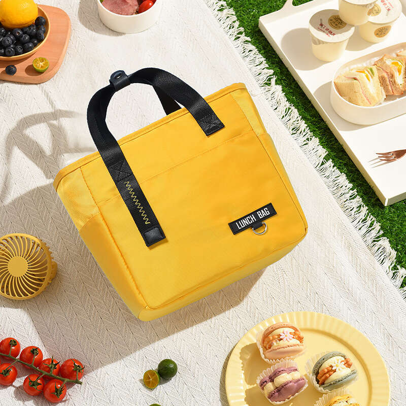 Beilian PEVA large capacity for office workers, insulated ice pack, high aesthetic value, waterproof bento bag, portable lunch box bag