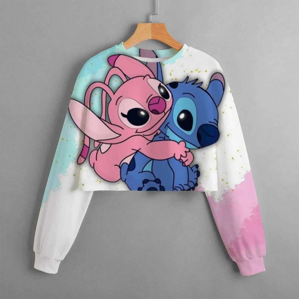Ddmyshoesvip Casual New Spring Autumn Classic Children S Clothing Print Girls Short Hoodie Sweater Comfortable And Cute Top