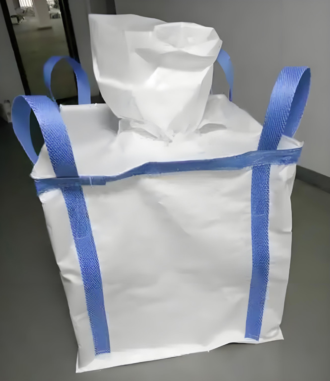 White Thickened Wear-Resistant Ton Bag with Large Flat Bottom Design for Enhanced Durability