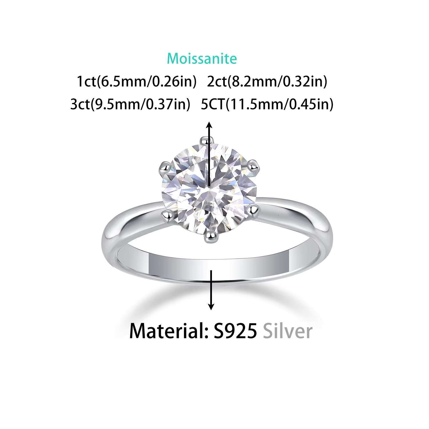Fashion Jewelry 925 Silver Moissanite Ring VVS Baguette Lab Grown Diamond Cross Ring 925 Sterling Silver Moissanite Rings