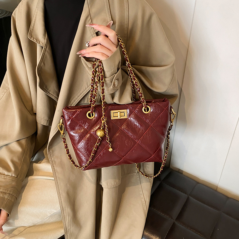 Bag Ladies Flap Handbag Underarm Chain Fashion Messenger Bag Woman Crossbody Bag