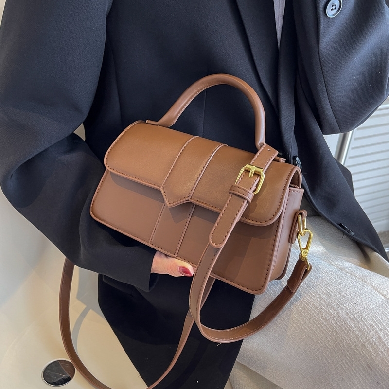 Bag women's new fashion shoulder bag all commuter crossbody bag texture foreign style hand bag small square