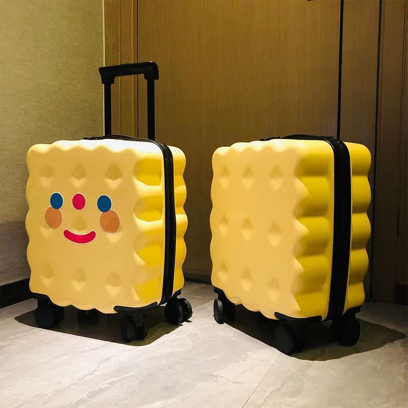 Cute Rolg Lage Travel Suitcase Fashion Small Model Boarding Trunk Large Capacity Suitcases Silent Universal Wheel Box