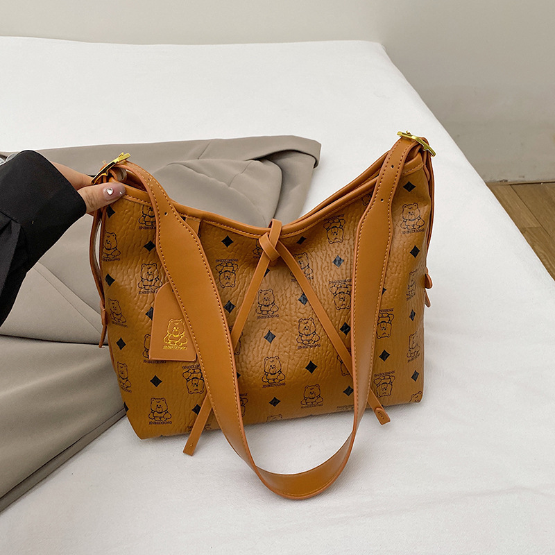 Free shipping 2025 designer bag Shoulder tote Bags For womans ladies flap brown lady handbag girl crossbody Underarm bag