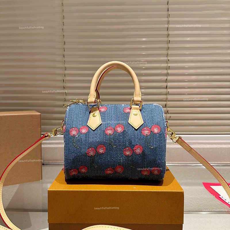 Shoulder Bags blossom bag designer tote small cherry boston bags leather crossbody shoulder Bag brown women Handbag fashion purse25