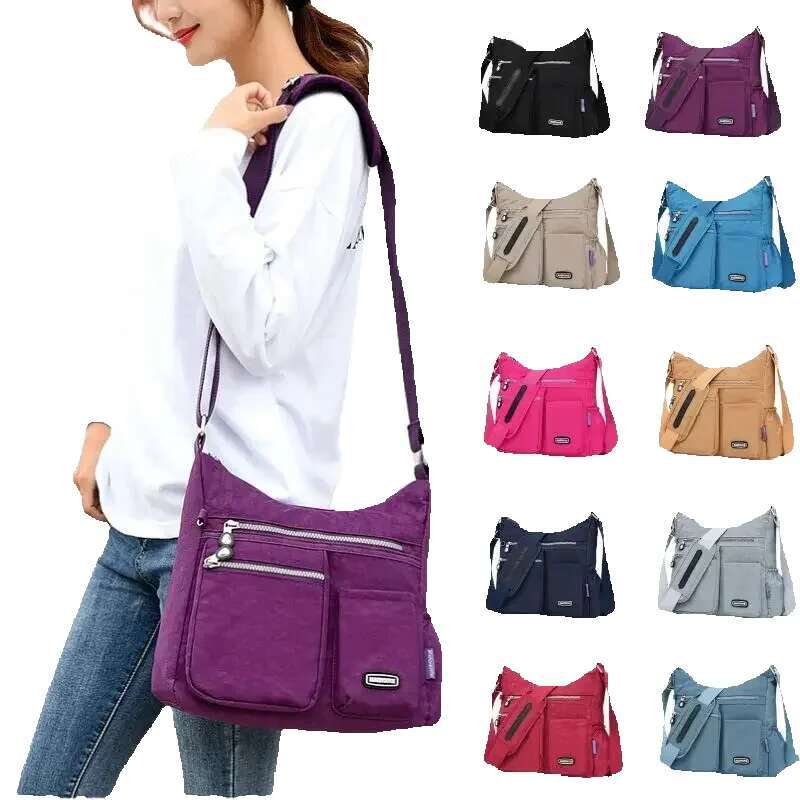 2024 Wholesale Designer Outdoor Crossbody Bag With Anti Theft RFID Pocket - Women Lightweight Water-Resistant Purse Unisex