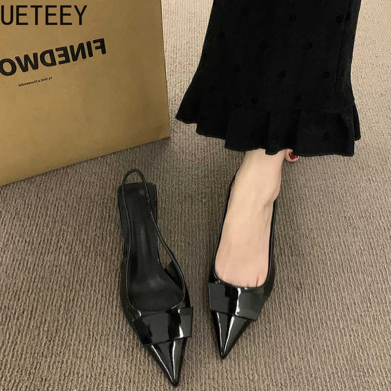2025 Summer High Heel Wen Sandals Fashion Pointed Toe Singbacks Shoes Design Sle Banquet Par Sandalias Shoes Z250326