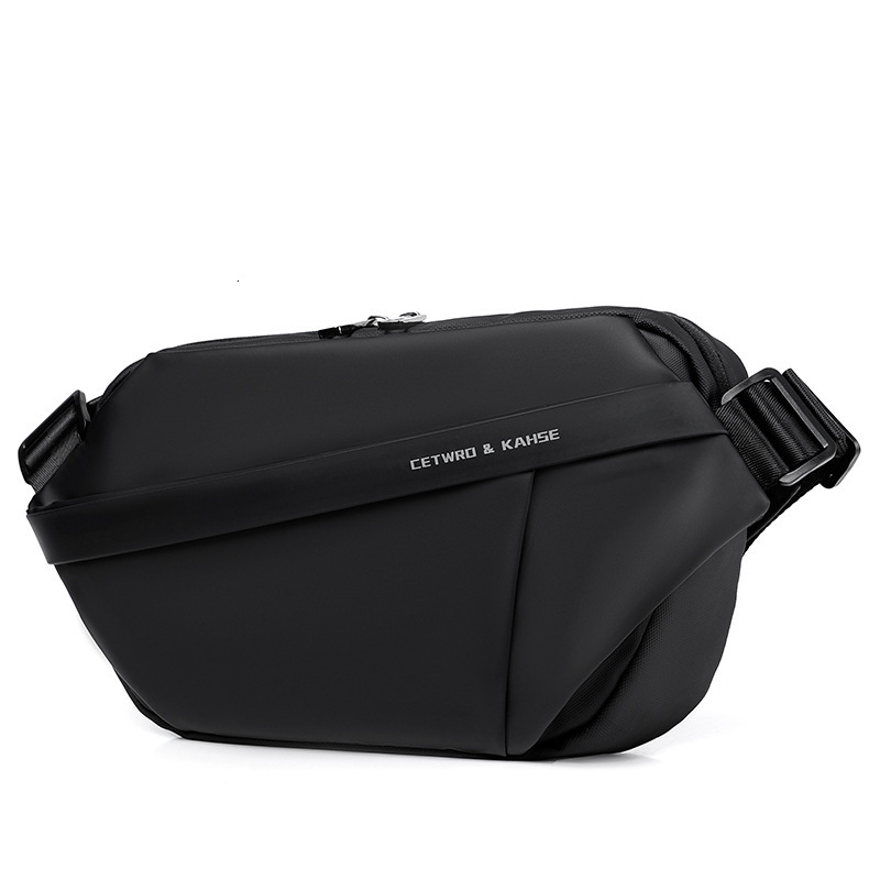 New Men's Chest Trend Single Shoulder Diagonal Cross Workwear Commuting Sports Waist Anti Splash Function Motorcycle Bag For Men