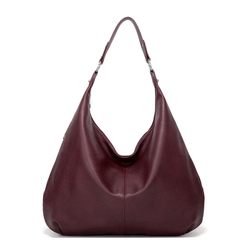 New Lychee Pattern Handheld Women's with Capacity, Commuting Tote Large Bag Style, One Shoulder Bag, Trendy