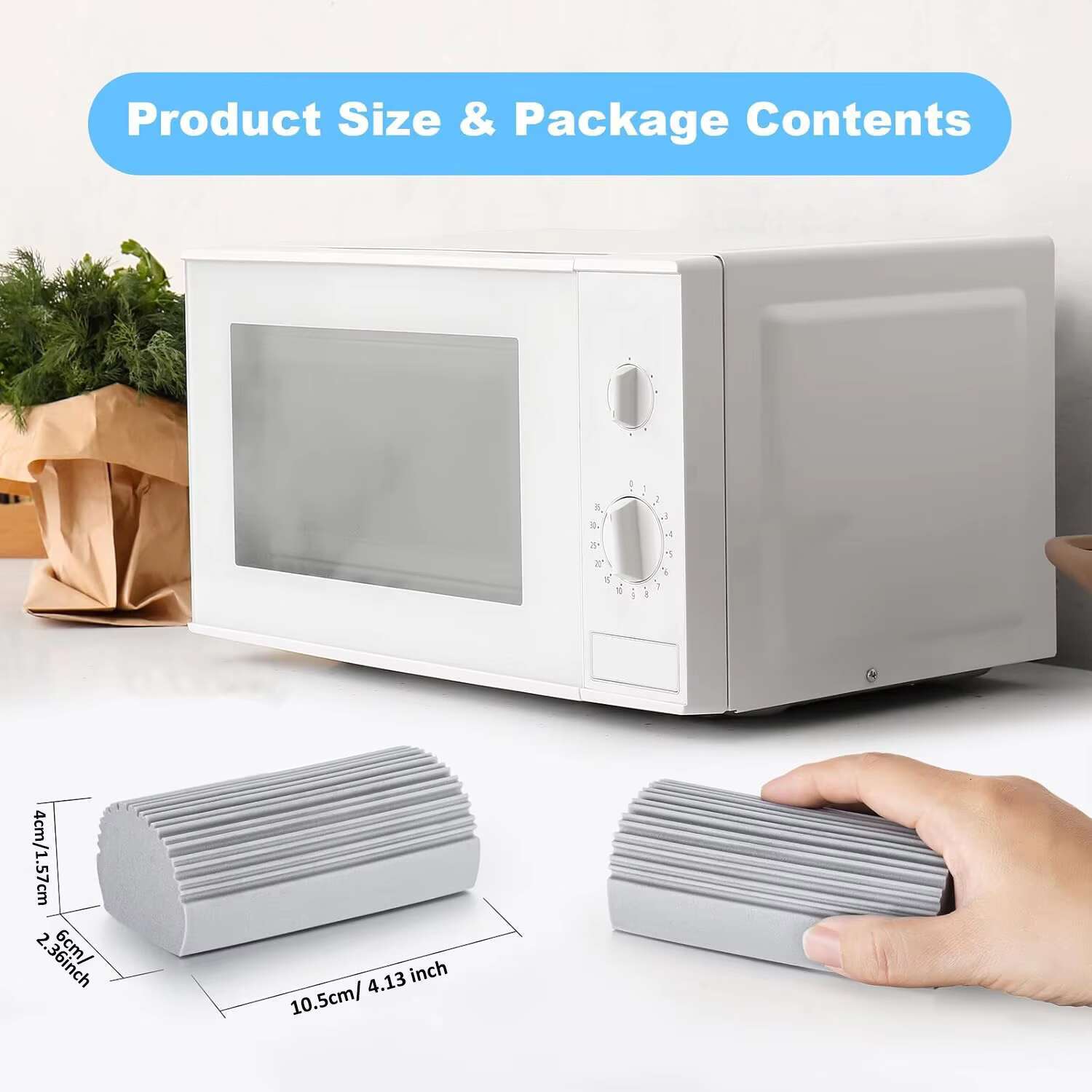 2025 Household Tools & Accessories Hand Catch Scrub Dust Kitchen Cleaning Damp Sponge