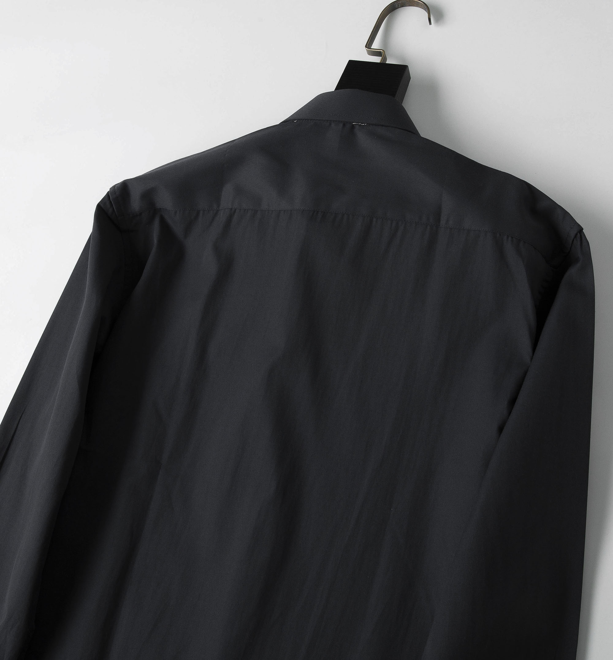 Men's Dress Shirt Slim Fitted Spread Collar Long Sleeve Pure Cotton Designer Brand Classic Spring Summer Business Office Casual Male Clothing