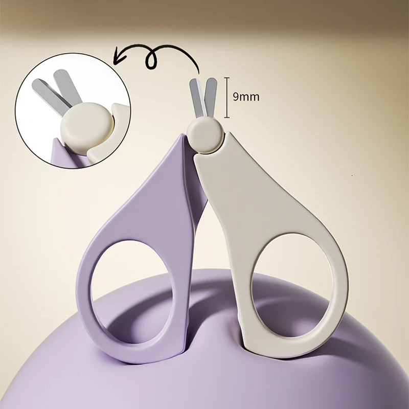 Baby Nail Scissor Baby Nail Care Tool Set Little Deer born Safety Scissors Anti-Clip Nail Clippers Baby Nail Trimmer 250326