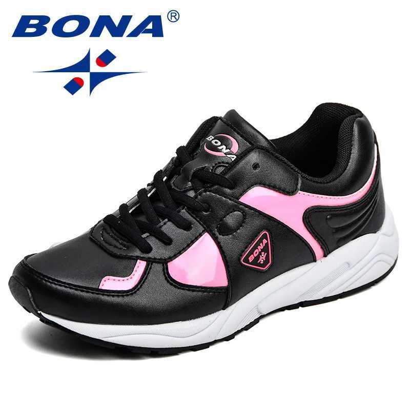 BONA New ar Style Wen Running Shoes Synthetic Lace Up Fem Athletic Shoes Outdoor Lady Jogging ShoesC250325