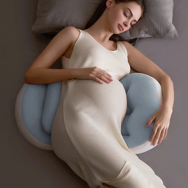 Pregnant Women Pillow Universal Waist Support Pad Side Sleep Artifact Pillow Modern Simple Semicircle Cushion Maternity Supplies 250326