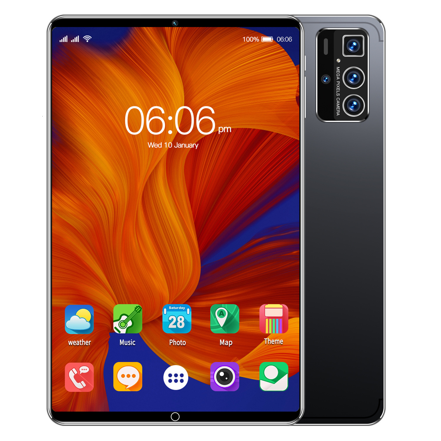 Pro14 New Off-The-Shelf Smart Lightweight Portable Computer Face Unlock Global Language Smartphone Front And Rear HD Cameras Metal Case 5G Tablet