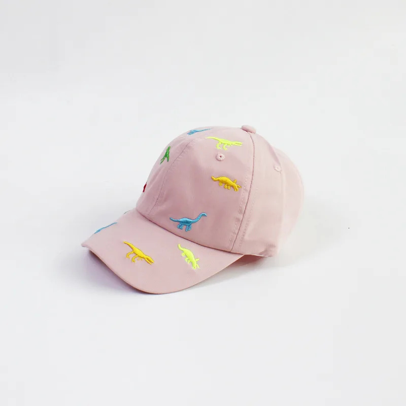 Cartoon Dinosaur Embroidery Baby Cap Summer Kids Baseball Cap Outdoor Adjustable Infant Boy Girls Sun Hats 250326