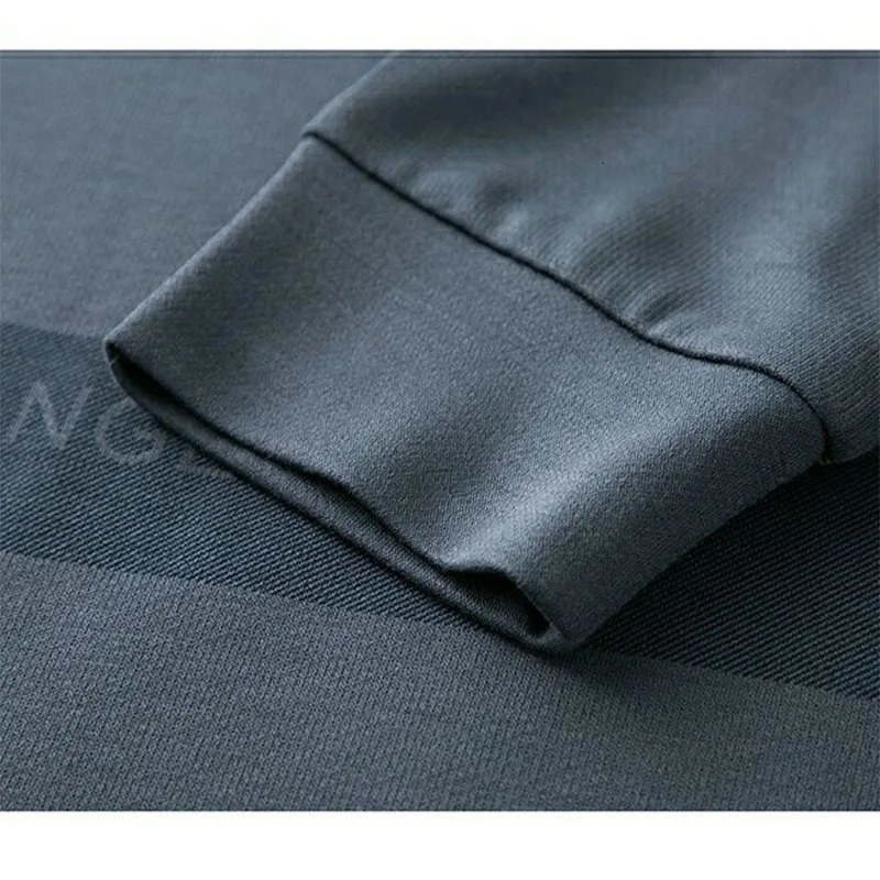 Mens striped plain retro polo shirt spring and autumn long sleeved business mens basic pocket casual loose top 250326