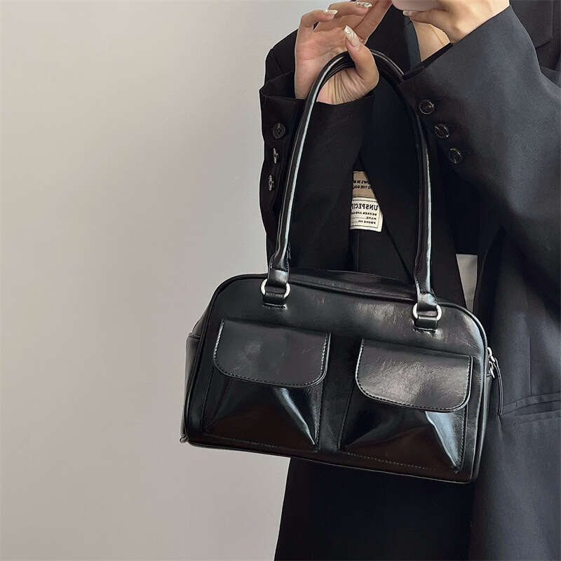 6e Niche Underarm for Women 2025 New Large Capacity Simple Commuter Tote Fashion Versatile Shoulder Bag