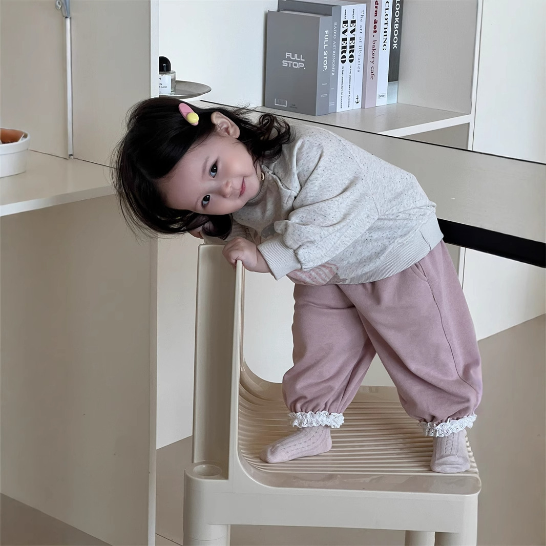 Ddmyshoesvip Children S New Children S Clothing Spring Girls Korean Style Clothes Baby Hoodie Two Piece Set